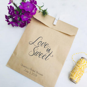 Love is sweet favor bag