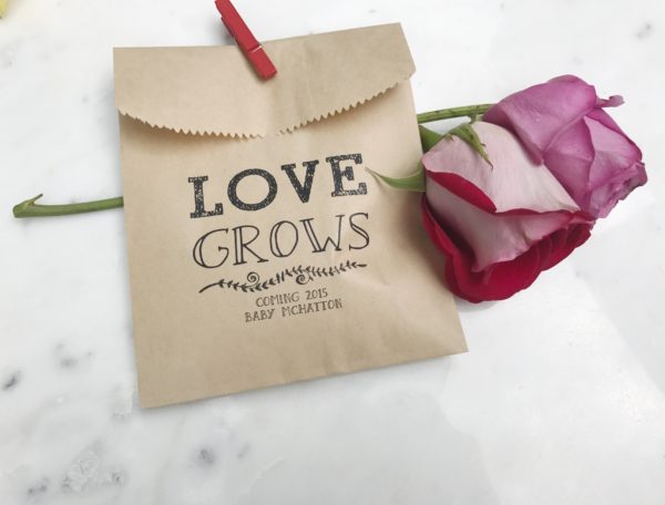 Love Grows Seed Favor Bags