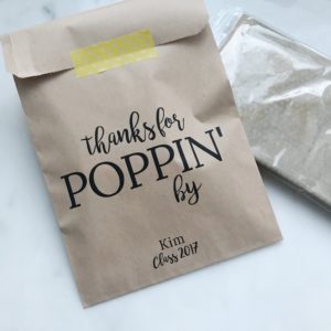 Poppin By Popcorn Bag