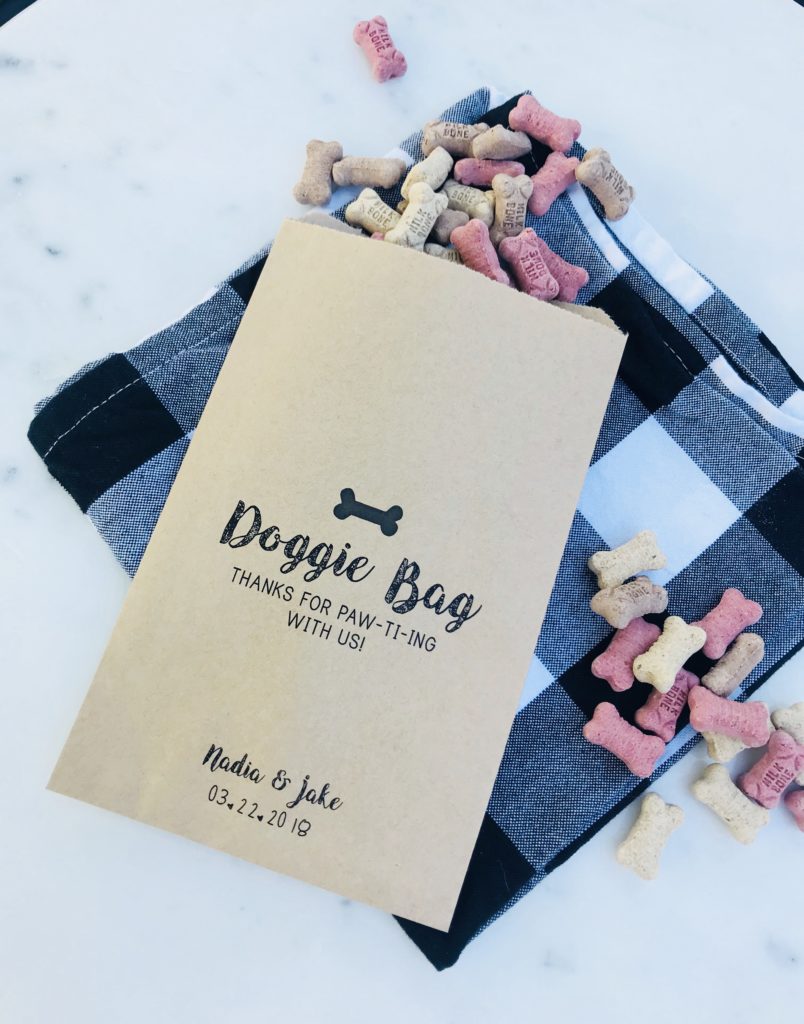 Doggie Bag Favor Bag Salted Design Studio