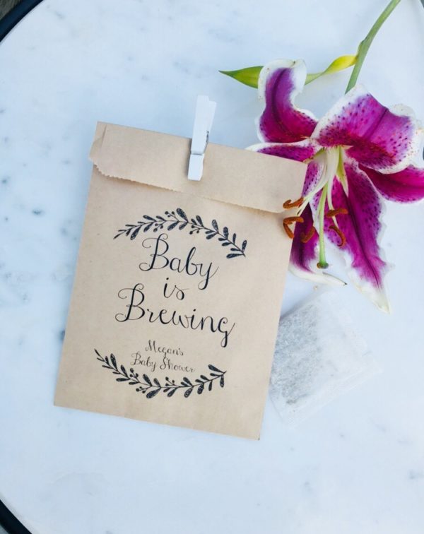 Baby Brewing Favor Bags