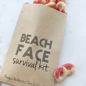 Beach Face Bachelorette Bags