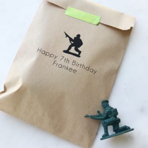 Toy Solider Loot Bags